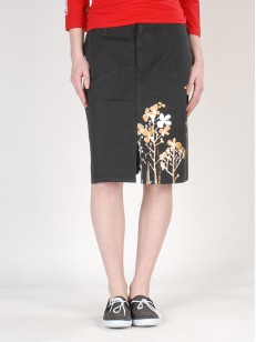 Peace LONG SKIRT BLK