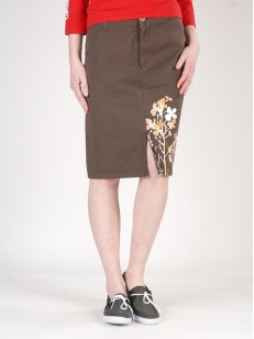 Peace LONG SKIRT BRW