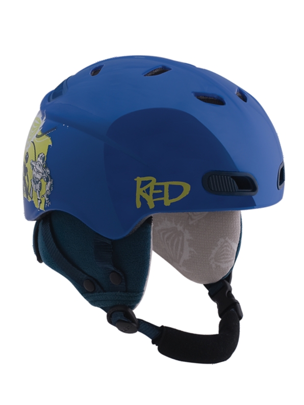 Red BUZZCAP BLU dětská helma na snb - YL modrá