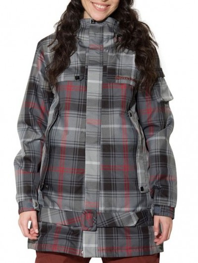HORSEFEATHERS bunda ORION gray checker