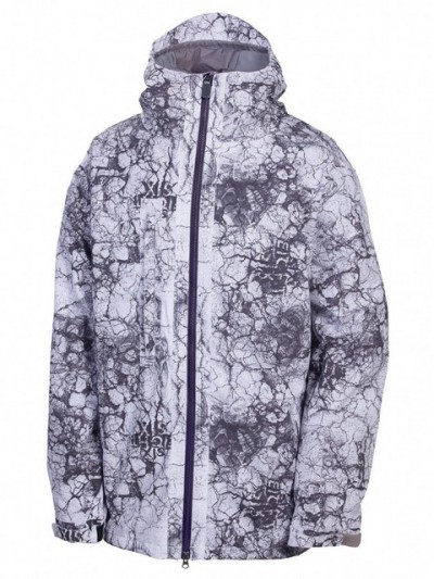 686 bunda MANNUAL CRACKED INS. White Cracked Skull