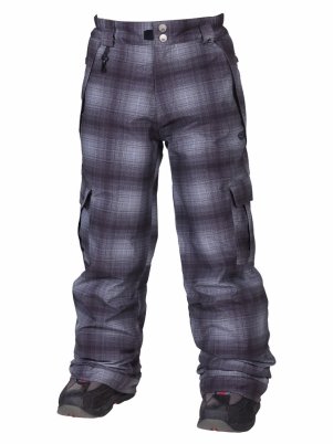 686 kalhoty MANNUAL RINGE INSULA Grey Ombre Plaid