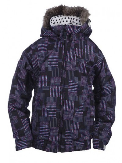 RIDE SNB bunda dětská MALIBU INS. 9971 BLACK DOT P