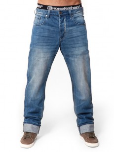 HORSEFEATHERS kalhoty GROUND light blue