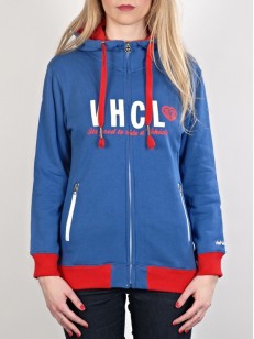 Vehicle MELLISA blue sweatshirt mit reißverschluss