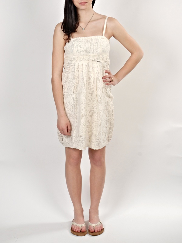 Element KALI NATURAL dámské šaty krátké - XS bílá