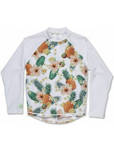 Dakine CLAS LS RASHGUARD KIWI PINEAPPLE