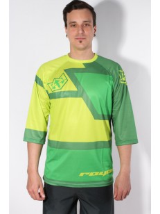 Royal DRIFT JERSEY 3/4 DARK GREEN/KERMIT GREE