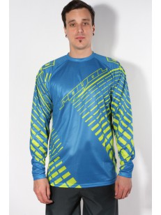 Royal JERSEY LS LIME Navy/Lime