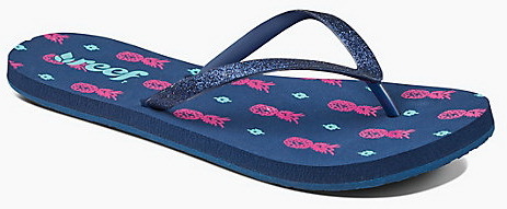 REEF STARGAZER PRINTS NAVY PINEAPPLE letní žabky - 36EUR modrá