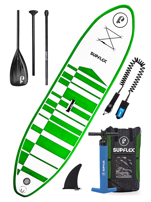Supflex FUN green paddleboard nafukovací - 10'0"x30" zelená