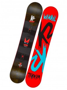 K2 snowboard VANDAL BLACK/RED