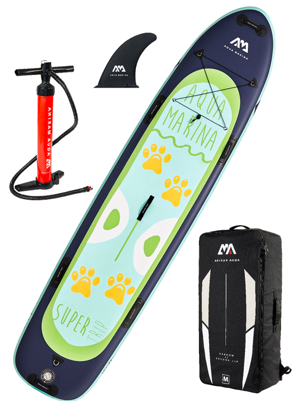 Aqua Marina Super Trip paddleboard nafukovací - 12'2"x32" modrá