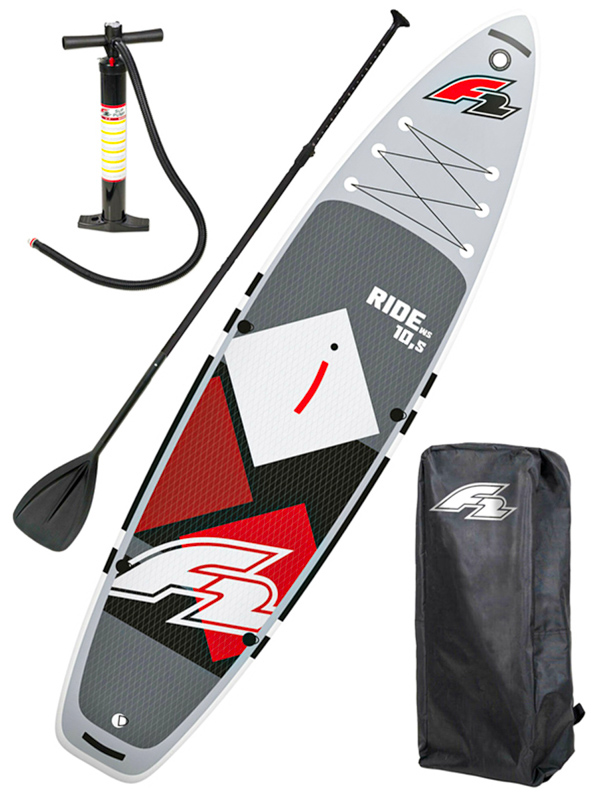 F2 Ride WS RED paddleboard nafukovací - 10'5"x32" šedá