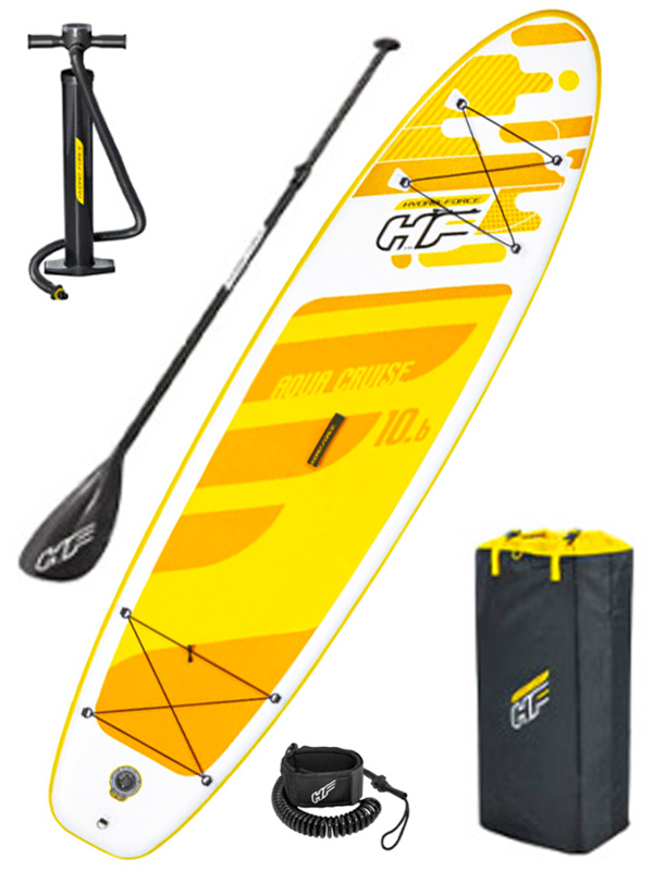 HYDROFORCE AQUA CRUISER 3TECH paddleboard nafukovací - 10'6"x30" žlutá