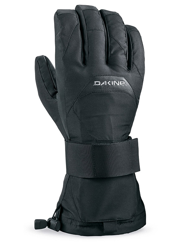 Dakine WRISTGUARD black pánské prstové rukavice - S černá