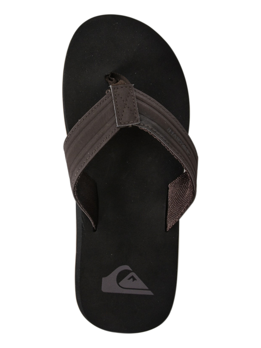 Quiksilver MONKEY WRENCH BROWN/BLACK/BROWN letní žabky - 41EUR