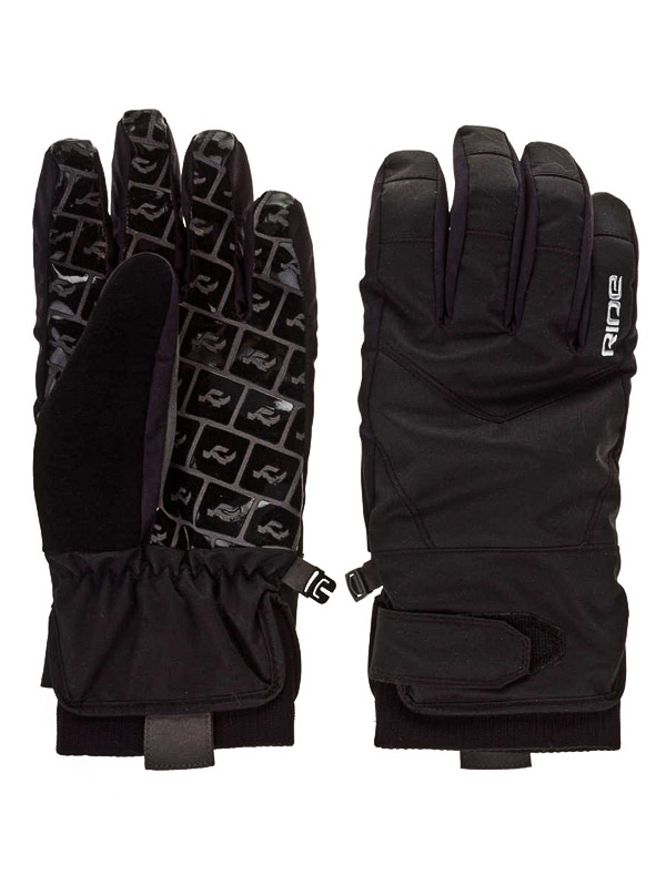 Ride Hammer 15/10 black pánské prstové rukavice - S černá