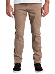 BILLABONG kalhoty SLIM OUTSIDER COLOR KHAKI