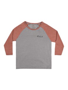 RVCA AT SEA RAGLAN ATHLETIC HEATHER