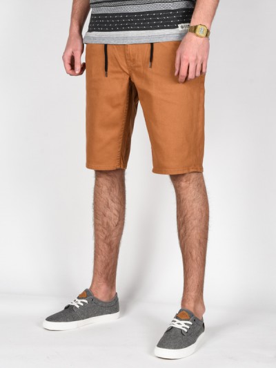 ELEMENT kraťasy OWEN COLOR RUST BROWN