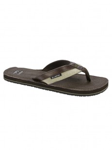 BILLABONG žabky SEAWAY CANVAS CHOCOLATE