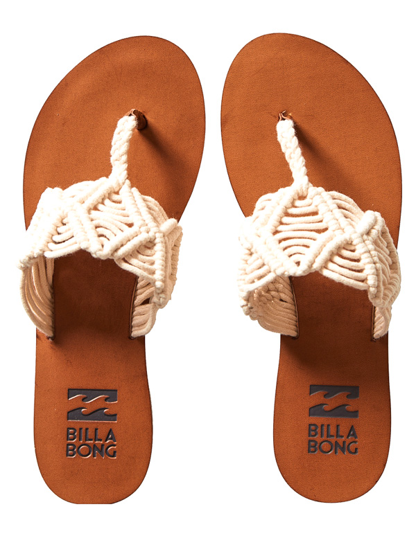 Billabong SETTING FREE NATURAL letní žabky - 36EUR bílá