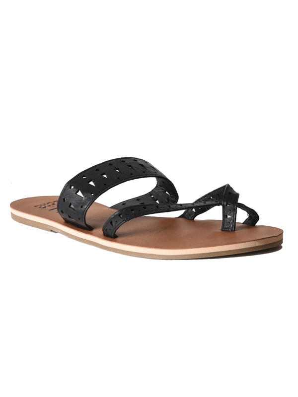 Billabong TINSLEY OFF BLACK letní žabky - 37EUR černá