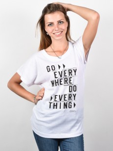 Ezekiel Everywhere WHT damen-t-shirt mit kurzen ärmel