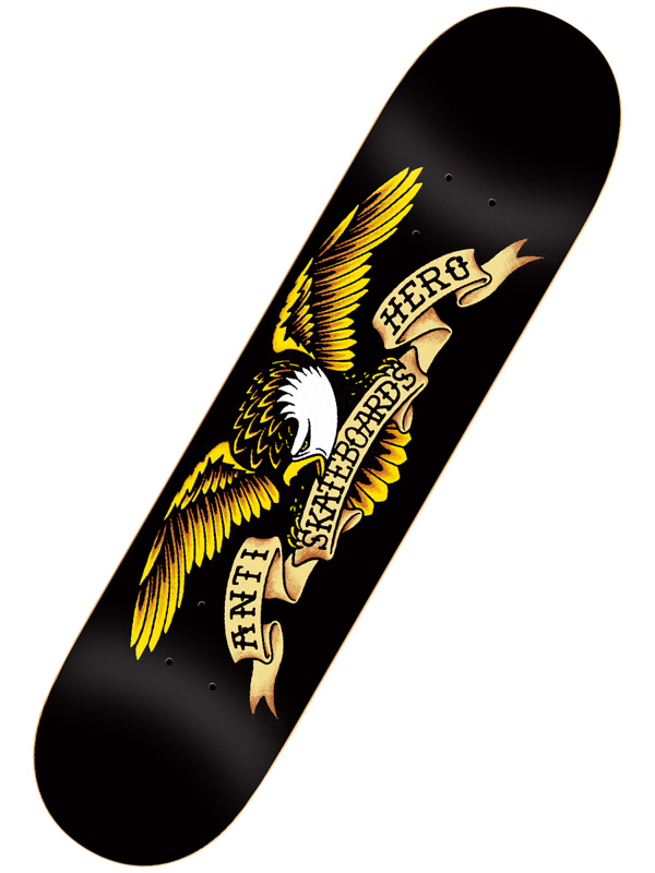 Antihero CLASSIC EAGLE skate board deska - 8.12 černá