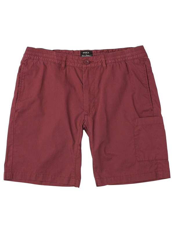 RVCA CURREN WANDER TAWNY PORT pánské skate kraťasy - 32 červená