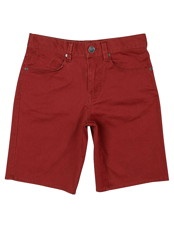 Billabong OUTSIDER 5 POCKET BRICK dětské skate kraťasy - 12 červená