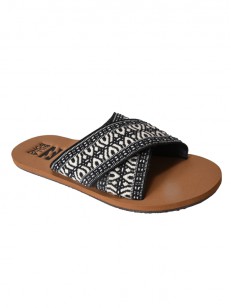 Billabong SURF BANDIT BLACK WHITE women s summer slippers
