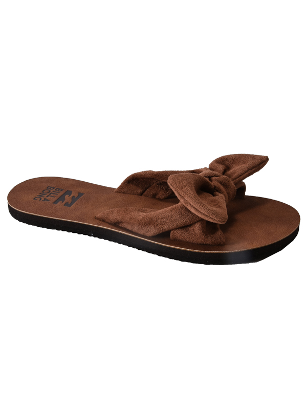 Billabong TIED UP DESERT BROWN dámské plážové pantofle - 36EUR hnědá