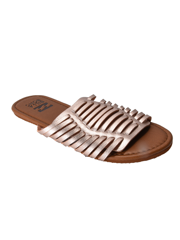 Billabong TREAD LIGHTLY ROSE GOLD dámské plážové pantofle - 40EUR růžová