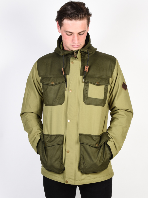Burton MATCH OLVBRH/FRSTNT pánská zimní bunda - XL zelená