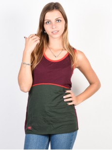 MONS ROYALE BELLA burgundy/forest green