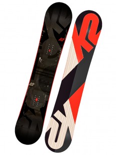 K2 snowboard STANDARD BLK/RED/GRY