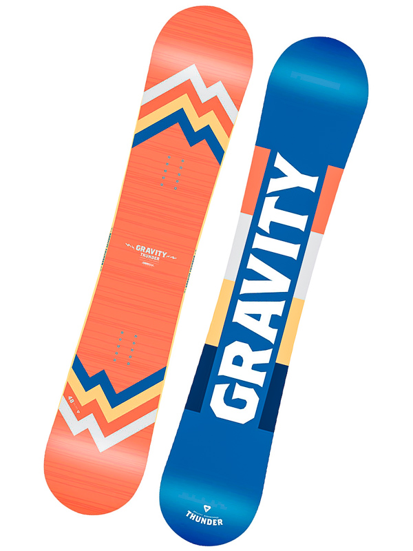 Gravity THUNDER dámský snowboard - 142 černá