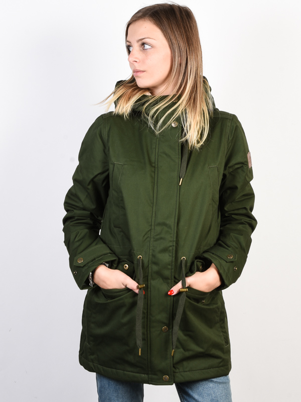 Element MISTY TWILL OLIVE DRAB dámská zimní bunda - S zelená