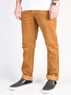 ELEMENT kalhoty E03 CORDUROY GOLD BROWN