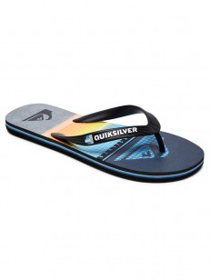 QUIKSILVER žabky MOLOKAI HIGHLINES BLACK/GREY/BLUE