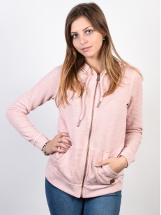 ROXY mikina TRIPPIN ROSE TAN HEATHER