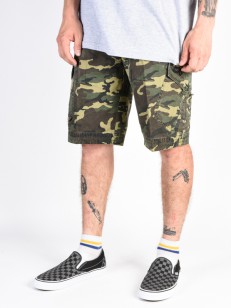 FOX kraťasy SLAMBOZO CAMO CARGO Green Camo