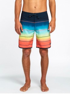 BILLABONG koupací šortky 73X STRIPE 19 ORANGE