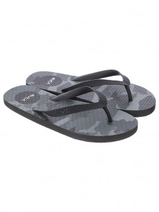RVCA žabky SLEEPER BLACK CAMO