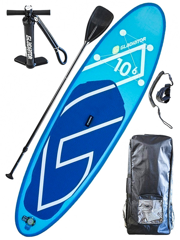 GLADIATOR Blue blue paddleboard nafukovací - 10'6"x33" modrá