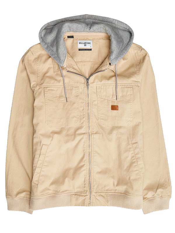 Billabong BARLOW CANVAS KHAKI pánská jarní bunda - L béžová