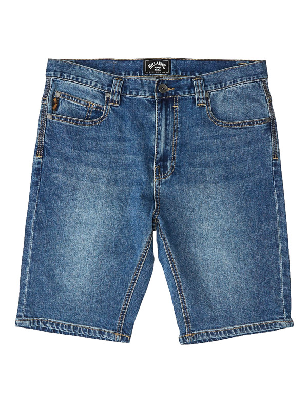 Billabong OUTSIDER DENIM INDIGO WASH pánské skate kraťasy - 30 modrá