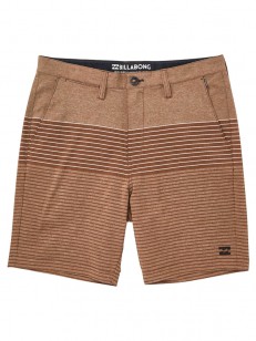 BILLABONG kraťasy CROSSFIRE X STRIPE BROWN
